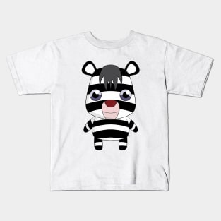 A docile zebra Kids T-Shirt